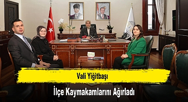 Vali Yiğitbaşı, İlçe Kaymakamlarını Ağırladı