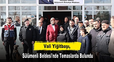 Vali Yiğitbaşı, Sülümenli Beldesi'nde Temaslarda Bulundu