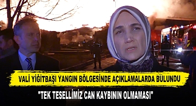 VALİ YİĞİTBAŞI YANGIN BÖLGESİNDE ÇALIŞMALARI YERİNDE İNCELEDİ