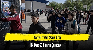 Yarıyıl Tatili Sona Erdi İlk Ders Zili Yarın Çalacak