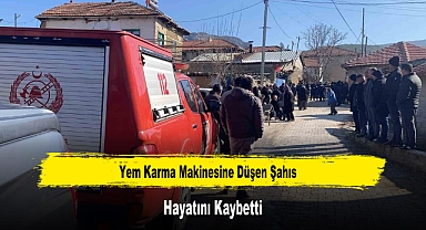 Yem Karma Makinesine Düşen Şahıs Hayatını Kaybetti