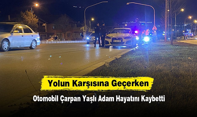 Yolun Karşısına Geçerken Otomobil Çarpan Yaşlı Adam Hayatını Kaybetti
