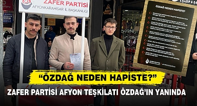 Zafer Partisi Afyon Teşkilatı Özdağ’ın Yanında