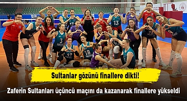 Zaferin Sultanları üçüncü maçını da kazanarak finallere yükseldi