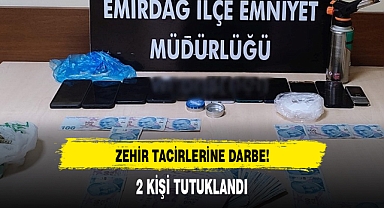 ZEHİR TACİRLERİNE DARBE: 2 KİŞİ TUTUKLANDI