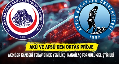 AFSÜ’de Akciğer Kanseri Tedavisinde Yenilikçi Nanoilaç Formülü Geliştirildi