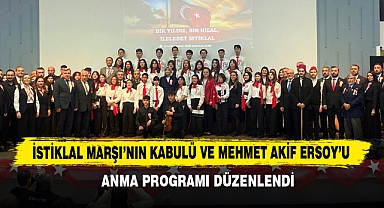 Afyon’da 12 Mart İstiklal Marşı’nın Kabulü Kutlandı