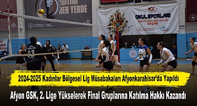 Afyon GSK, 2. Lige Yükselerek Final Gruplarına Katılma Hakkı Kazandı