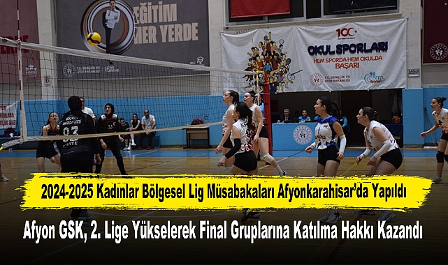 Afyon GSK, 2. Lige Yükselerek Final Gruplarına Katılma Hakkı Kazandı