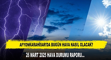 Afyonkarahisar'da Bugün Hava Nasıl Olacak?