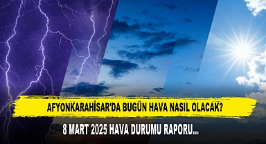 AFYONKARAHİSAR'DA BUGÜN HAVA NASIL OLACAK?