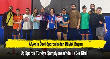 Afyonlu Özel Sporculardan Büyük Başarı