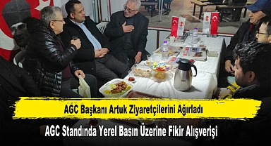 AGC Başkanı Artuk Ziyaretçilerini Ağırladı