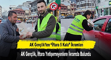AK Gençlik'ten “İftara 5 Kala” İkramları