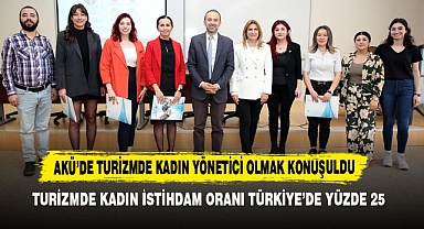 AKÜ’de Turizmde Kadın Yönetici Olmak Konuşuldu