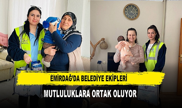 BELEDİYE EKİPLERİ  MUTLULUKLARA ORTAK OLUYOR