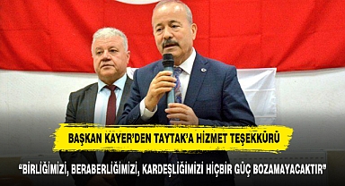 “BİRLİĞİMİZİ, BERABERLİĞİMİZİ, KARDEŞLİĞİMİZİ HİÇBİR GÜÇ BOZAMAYACAKTIR”