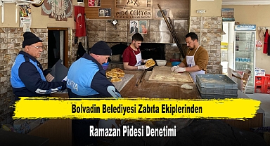 Bolvadin Belediyesi Zabıta Ekiplerinden Ramazan Pidesi Denetimi