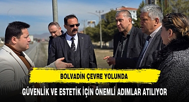 BOLVADİN ÇEVRE YOLUNDA GÜVENLİK VE ESTETİK İÇİN ÖNEMLİ ADIMLAR ATILIYOR