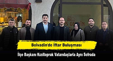 Bolvadin'de İftar Buluşması: İlçe Başkanı Kızıltoprak Vatandaşlarla Aynı Sofrada