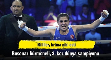 Busenaz Sürmeneli, 3. kez dünya şampiyonu