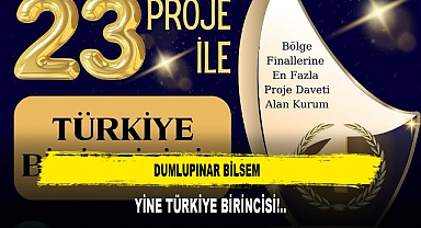 DUMLUPINAR BİLSEM, YİNE TÜRKİYE BİRİNCİSİ!..