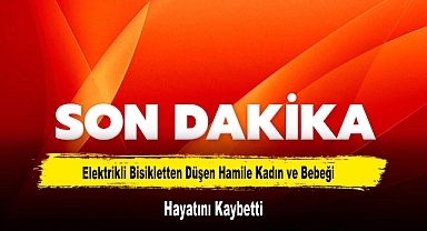 Elektrikli Bisikletten Düşen Hamile Kadın ve Bebeği Hayatını Kaybetti