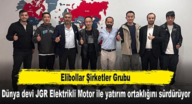 Elibollar Şirketler Grubu dünya devi JGR Elektrikli Motor ile yatırım ortaklığını sürdürüyor