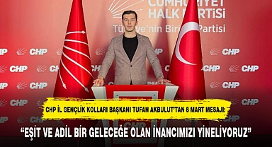 “EŞİT VE ADİL BİR GELECEĞE OLAN İNANCIMIZI YİNELİYORUZ”