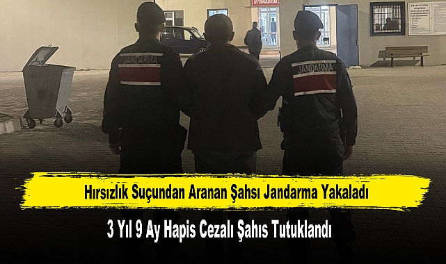Hırsızlık Suçundan Aranan Şahsı Jandarma Yakaladı
