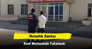 Hırsızlık Zanlısı Kent Merkezinde Yakalandı