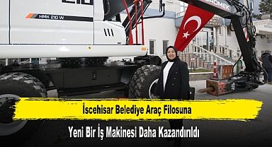 İscehisar Belediye Araç Filosuna Yeni Bir İş Makinesi Daha Kazandırıldı