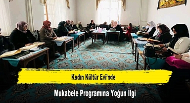 Kadın Kültür Evi'nde Mukabele Programına Yoğun İlgi