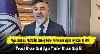 Mevcut Başkan Suat Uygur Yeniden Başkan Seçildi!