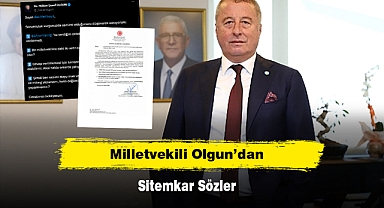Milletvekili Olgun'dan Sitemkar Sözler