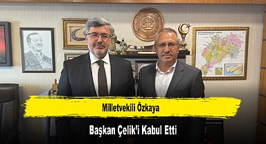 Milletvekili Özkaya, Başkan Çelik’i Kabul Etti