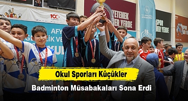Okul Sporları Küçükler Badminton Müsabakaları Sona Erdi