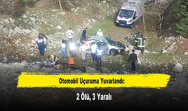 Otomobil Uçuruma Yuvarlandı: 2 Ölü, 3 Yaralı
