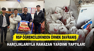 RSP Öğrencilerinden Örnek Davranış