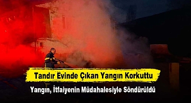 Şuhut’ta Tandır Evinde Çıkan Yangın Korkuttu