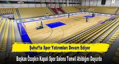 Şuhut’ta Yeni Kapalı Spor Salonu İçin Temeller Atıldı