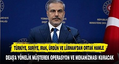 TÜRKİYE, SURİYE, IRAK, ÜRDÜN VE LÜBNAN'DAN ORTAK HAMLE