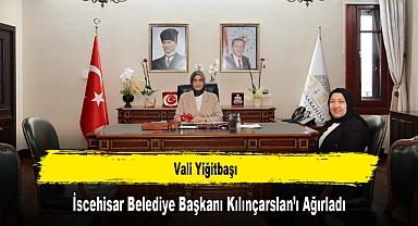 Vali Yiğitbaşı, İscehisar Belediye Başkanı Kılınçarslan’ı Ağırladı
