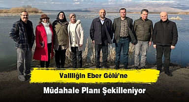 Valiliğin Eber Gölü’ne Müdahale Planı Şekilleniyor