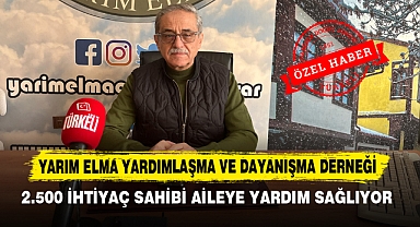 Yarım Elma 2.500 İhtiyaç Sahibi Aileye Yardım Sağlıyor