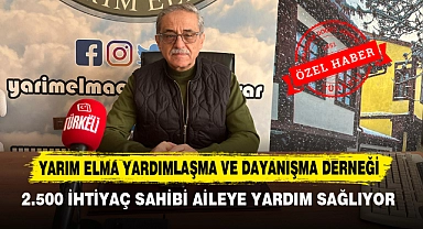 Yarım Elma 2.500 İhtiyaç Sahibi Aileye Yardım Sağlıyor