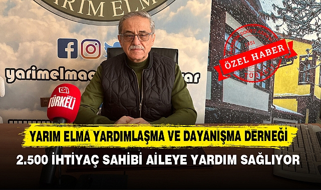 Yarım Elma 2.500 İhtiyaç Sahibi Aileye Yardım Sağlıyor