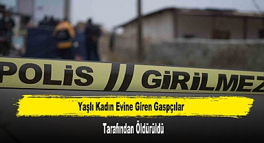 Yaşlı Kadın Evine Giren Gaspçılar Tarafından Öldürüldü