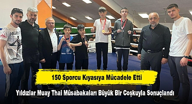 150 Sporcu Kıyasıya Mücadele Etti: Yıldızlar Muay Thai Müsabakaları Büyük Bir Coşkuyla Sonuçlandı
