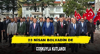 23 NİSAN BOLVADİN DE COŞKUYLA KUTLANDI